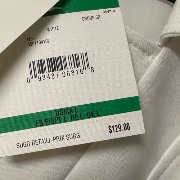 NWT Anne Klein Ivory Jacket w gold Lion Head buttons Size L - Picture 6 of 8